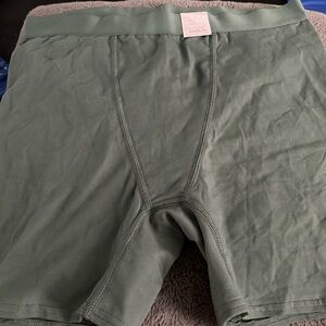 NWT! Auden green boy short underwear. Womens XL